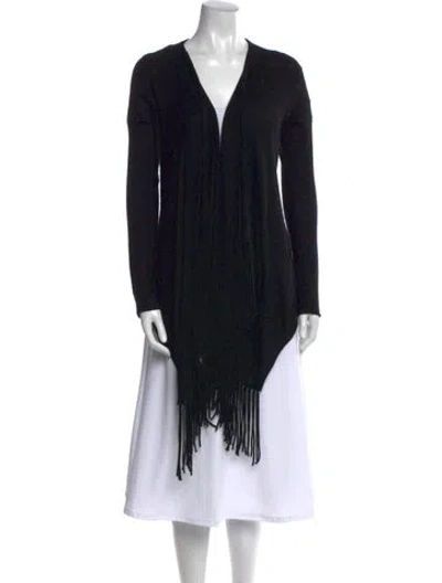 Pre-owned 360cashmere Cashmere V-neck Sweater In Black