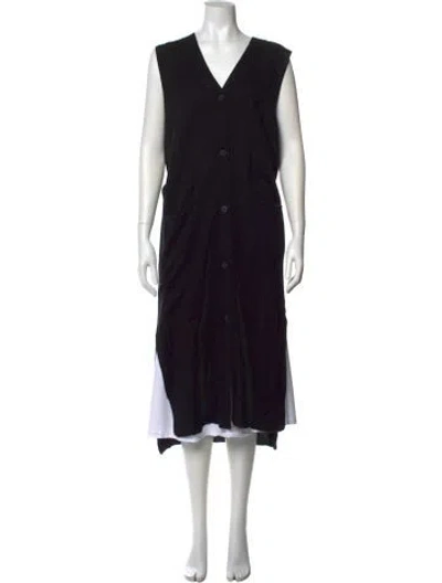 Pre-owned 360cashmere Cashmere V-neck Sweater In Black