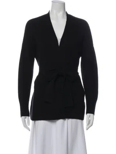 Pre-owned 360cashmere Cashmere V-neck Sweater In Black