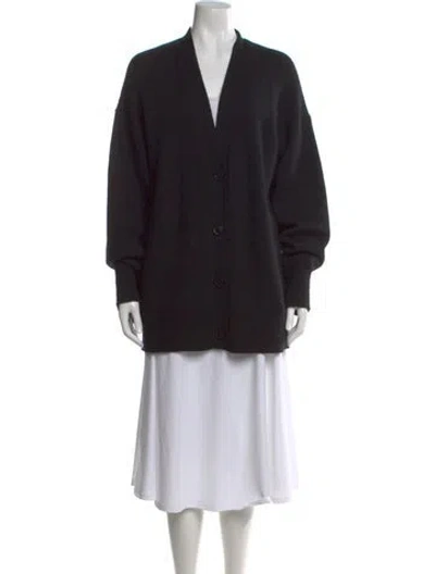 Pre-owned 360cashmere Cashmere V-neck Sweater In Black