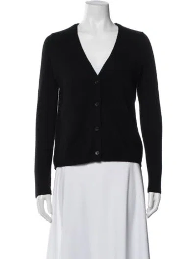 Pre-owned 360cashmere Cashmere V-neck Sweater In Black