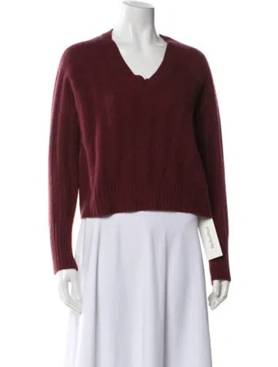 Pre-owned 360cashmere Cashmere V-neck Sweater In Brown