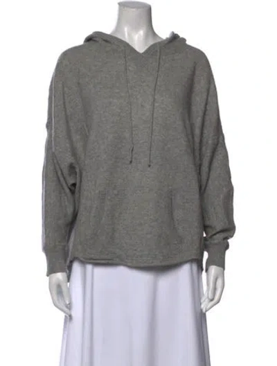 Pre-owned 360cashmere Cashmere V-neck Sweater In Grey