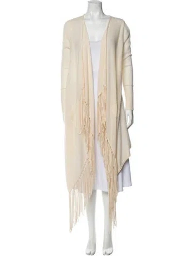 Pre-owned 360cashmere Cashmere V-neck Sweater In Neutral