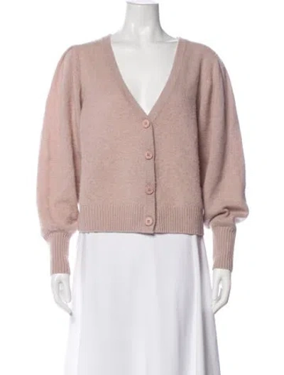 Pre-owned 360cashmere Cashmere V-neck Sweater In Neutral