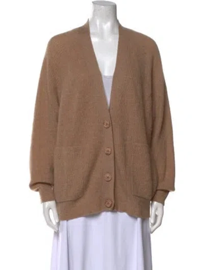 Pre-owned 360cashmere Cashmere V-neck Sweater In Neutrals