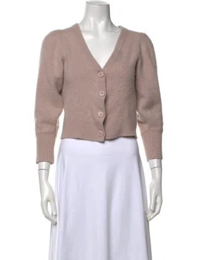 Pre-owned 360cashmere Cashmere V-neck Sweater In Pink