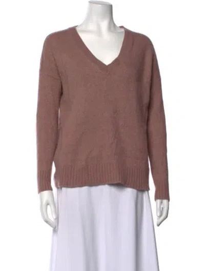 Pre-owned 360cashmere Cashmere V-neck Sweater In Pink
