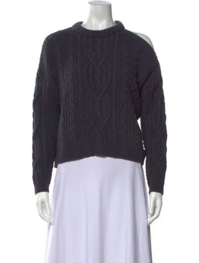 Pre-owned 360cashmere Crew Neck Sweater In Blue