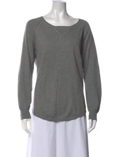 Pre-owned 360cashmere Crew Neck Sweater In Grey