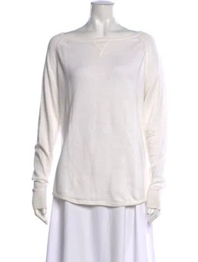 Pre-owned 360cashmere Crew Neck Sweater In Neutrals
