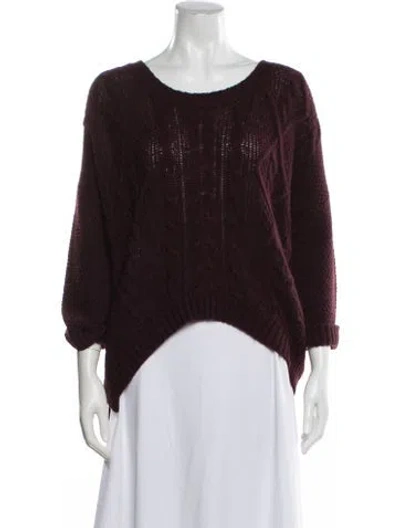 Pre-owned 360cashmere Crew Neck Sweater In Purple