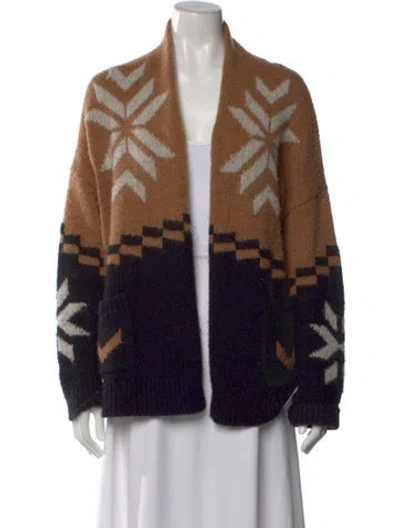 Pre-owned 360cashmere Merino Wool Patterned Sweater In Multi