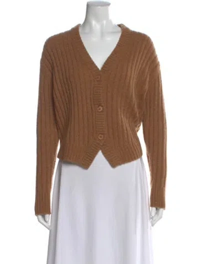 Pre-owned 360cashmere Merino Wool V-neck Sweater In Neutral