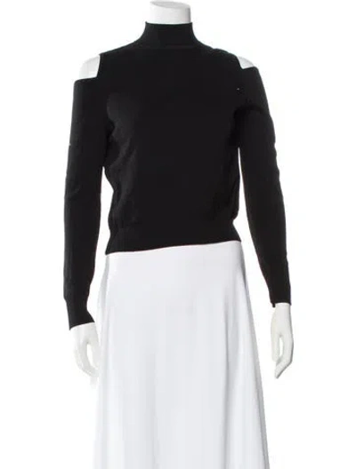 Pre-owned 360cashmere Mock Neck Sweater In Gray