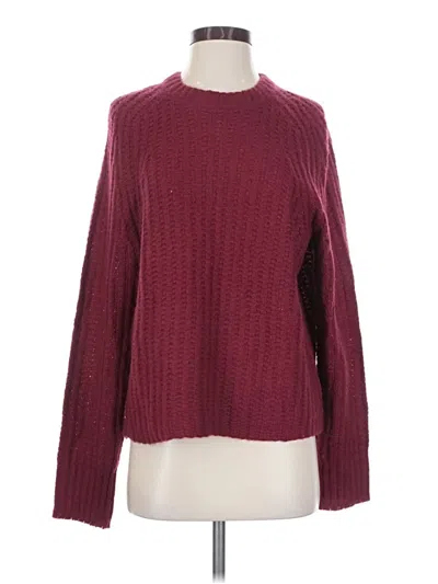 Pre-owned 360cashmere Pullover Sweater In Burgundy