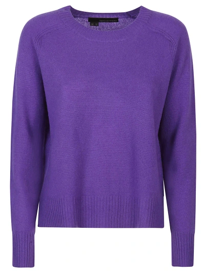 360cashmere Taylor Round Neck Sweater In Amethyst