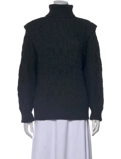 Pre-owned 360cashmere Turtleneck Sweater In Blue
