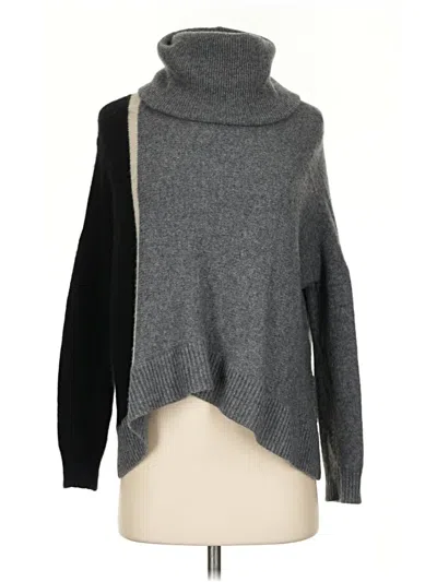Pre-owned 360cashmere Turtleneck Sweater In Gray