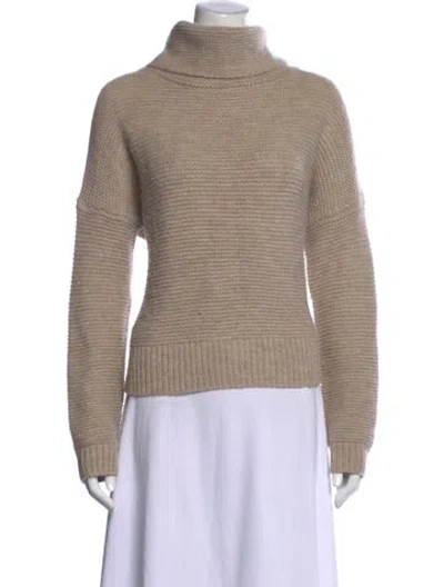 Pre-owned 360cashmere Turtleneck Sweater In Neutral