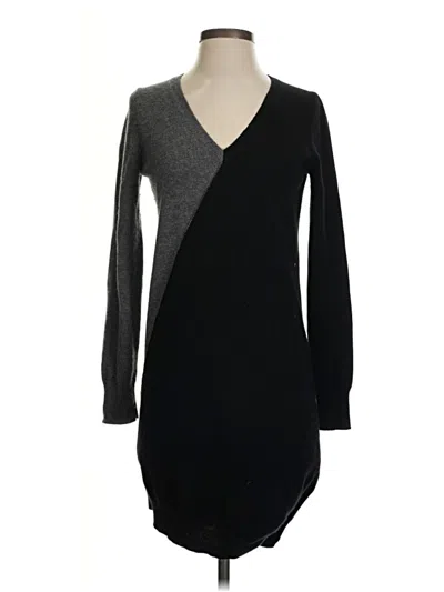 Pre-owned 360cashmere Wool Cardigan Sweater In Black