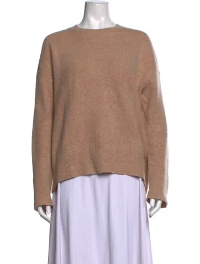 Pre-owned 360cashmere Wool Crew Neck Sweater In Neutrals