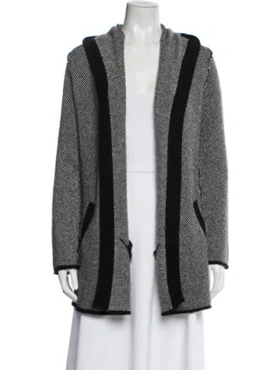 Pre-owned 360cashmere Wool Printed Sweater In Gray