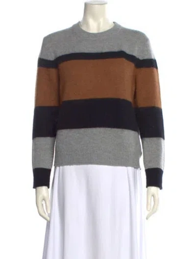 Pre-owned 360cashmere Wool Striped Sweater In Multi