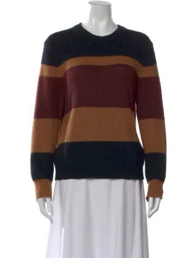 Pre-owned 360cashmere Wool Striped Sweater In Multi
