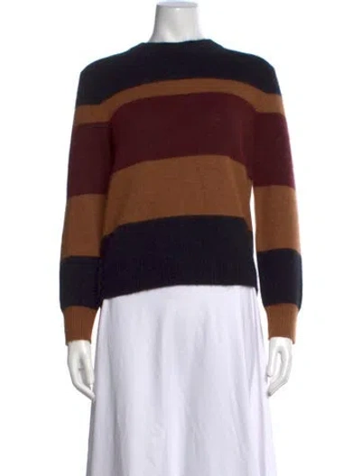 Pre-owned 360cashmere Wool Striped Sweater In Multi