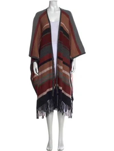 Pre-owned 360cashmere Wool Striped Sweater In Neutral