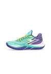 361 Degrees Basketball Men's Shoe Light Up Green/dark Purple In Green/dark Purple