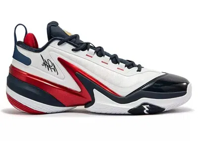 Pre-owned 361 Degrees Men's  Ag5 Road To Gold Sneakers In White/blue/red