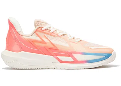 Pre-owned 361 Degrees Men's  Big3 4.0 Quick Asia Sneakers In Pink/off White/blue