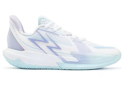 Pre-owned 361 Degrees Men's  Big3 4.0 Quick Ice Blade Sneakers In White/violet/light Blue