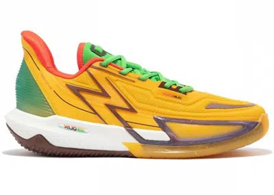 Pre-owned 361 Degrees Men's  Big3 4.0 Quick Pro Adventurer Sneakers In Yellow/green/orange