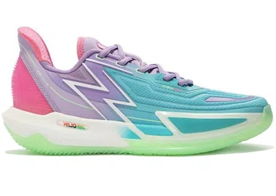 Pre-owned 361 Degrees Men's  Big3 4.0 Quick Pro Candy Sneakers In Aqua/pink/green