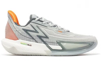 Pre-owned 361 Degrees Men's  Big3 4.0 Quick Pro Photon Sneakers In Photon Grey/orange