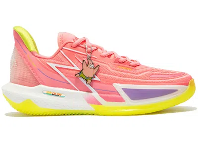 Pre-owned 361 Degrees Men's  Big3 4.0 Quick Pro Spongebob Squarepants Patrick Star Sneakers In Pink/yellow/viol
