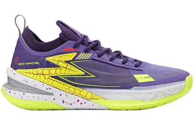 Pre-owned 361 Degrees Men's  Big3 5.0 Pro Joker Sneakers In Purple/lime