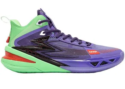 Pre-owned 361 Degrees Men's  Big3 5.0 Pro Pe Joker Sneakers In Purple/green/black