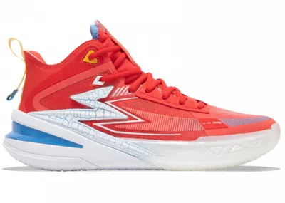 Pre-owned 361 Degrees Men's  Big3 5.0 Pro Pe Serbia Sneakers In Red/white/blue