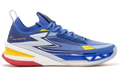Pre-owned 361 Degrees Men's  Big3 5.0 Pro Sonic Sneakers In Blue/yellow/red