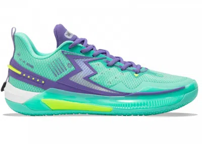 Pre-owned 361 Degrees Men's  Big3 5.0 Quick Ignite Sneakers In Aqua/purple/green