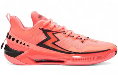 Pre-owned 361 Degrees Men's  Big3 5.0 Quick Pro Sneakers In Salmon/black