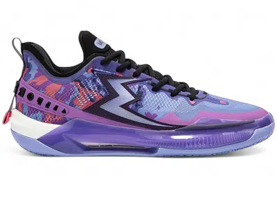Pre-owned 361 Degrees Men's  Big3 5.0 Quick Pro Wind Rises Sneakers In Purple/black/lavender