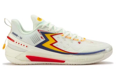 Pre-owned 361 Degrees Men's  Big3 5.0 Quick Rgb Sneakers In White/navy Blue/red