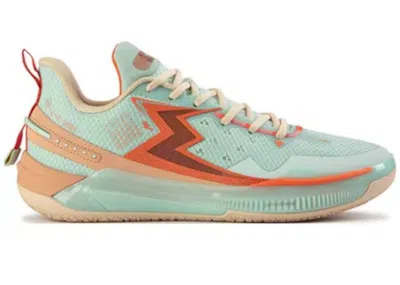 Pre-owned 361 Degrees Men's  Big3 5.0 Quick Sneakers In Green/orange/peach