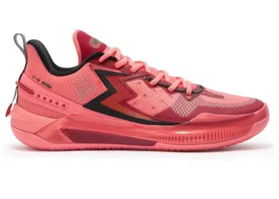 Pre-owned 361 Degrees Men's  Big3 5.0 Quick Sneakers In Red Comet/black