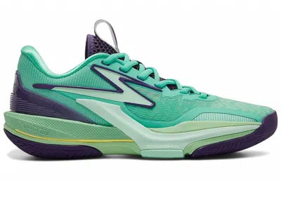 Pre-owned 361 Degrees Men's  Big3 6.0 Ignite On Impact Sneakers In Mint/purple In Multi